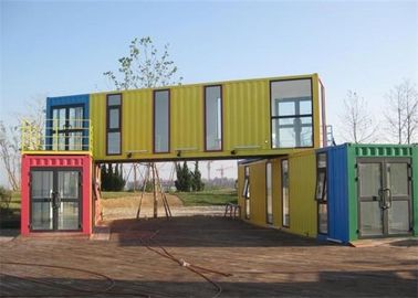 Customized Flat Pack Container House , Steel Container Homes Eco Friendly