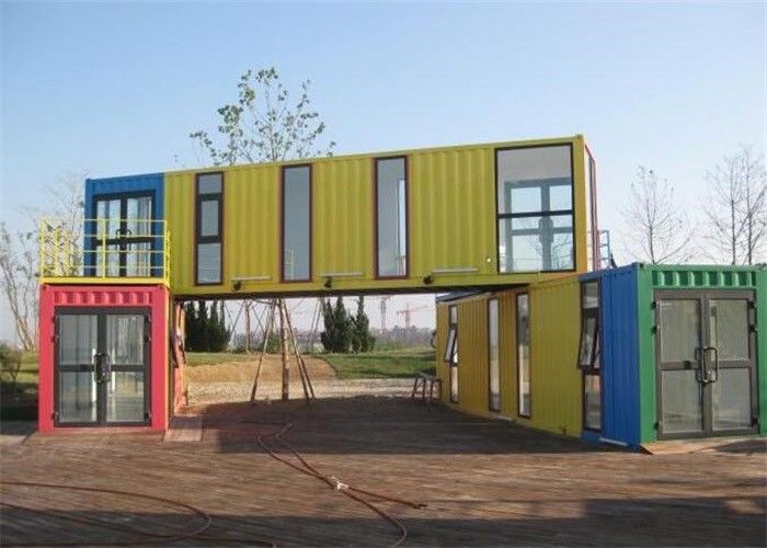 Customized Flat Pack Container House , Steel Container Homes Eco Friendly